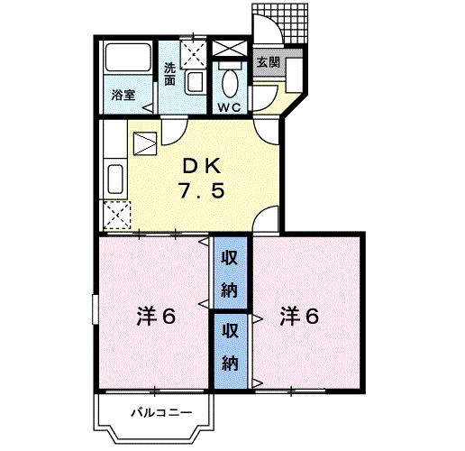 フォルム弐番館の間取り