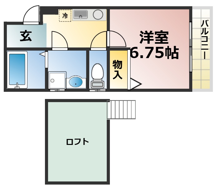 Wins court 山科東野の間取り