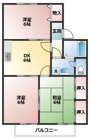 銀杏館の間取り