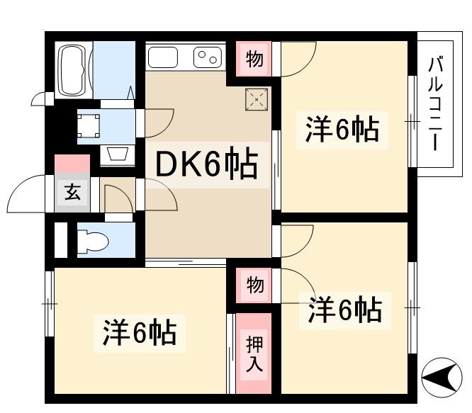 リバーシャローの間取り