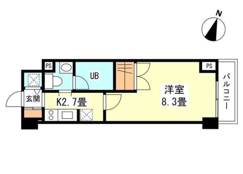 【大田区南雪谷のマンションの間取り】