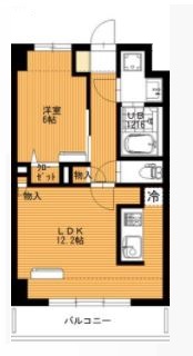 【練馬区貫井のマンションの間取り】