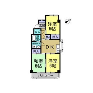 半田市栄町のマンションの間取り