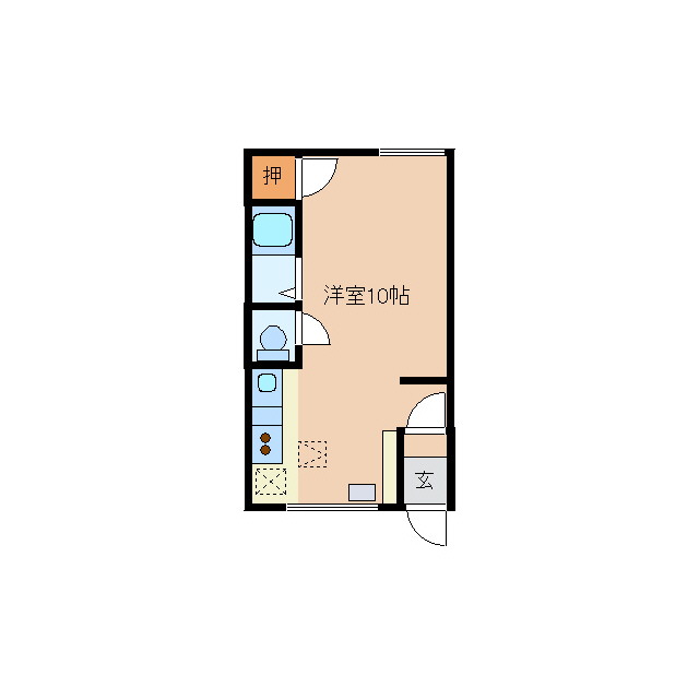 オリス緑町ハイツIの間取り