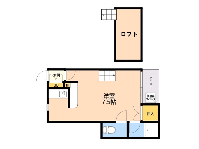 シティハイム光丘 Bの間取り