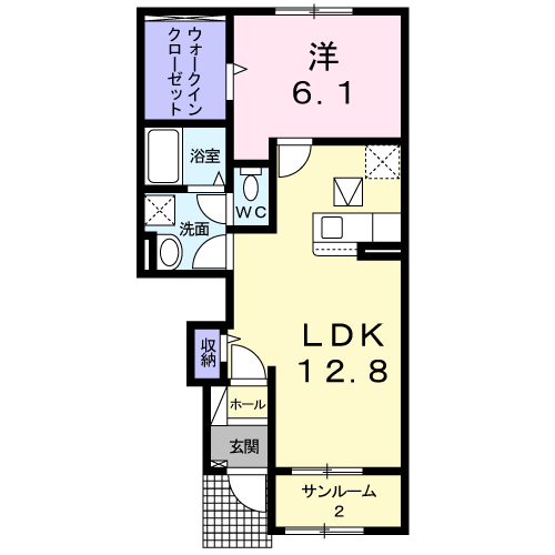 ベル フランIIの間取り