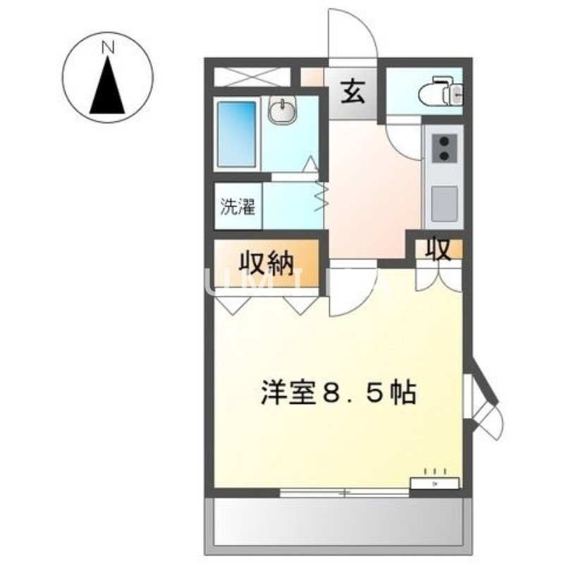 マンションアーク弐番館の間取り