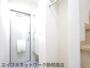 玄関　収納もある玄関です