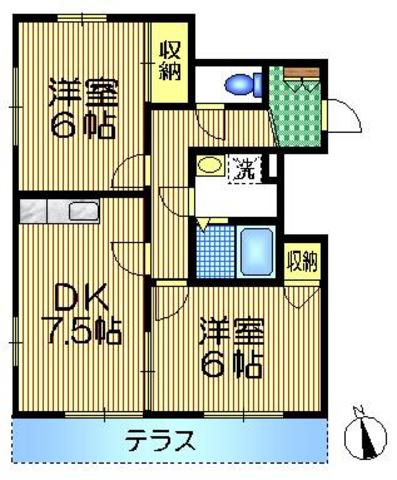 メゾンなかの間取り