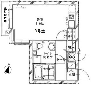 Ｏｎｅ’ｓ　Ｓｔａｇｅ大宮高鼻町IIの間取り