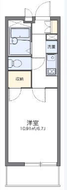 レオパレスシルフィードの間取り