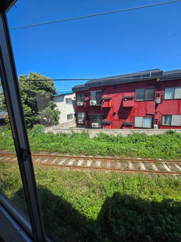 眺望　隣が線路なので見渡し良好