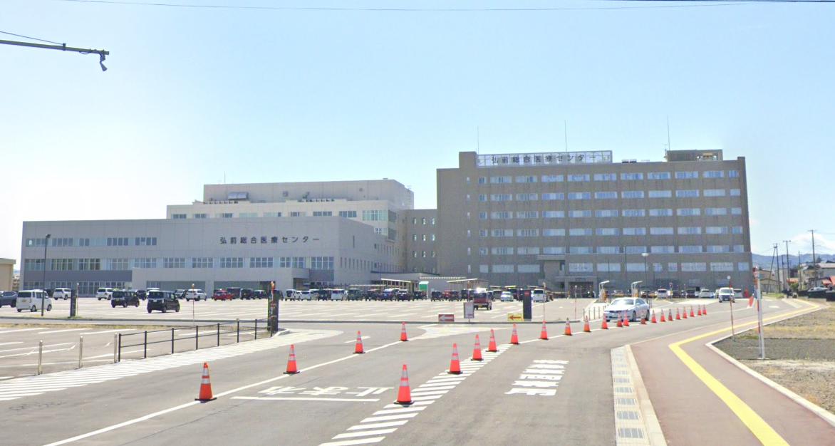 病院　国立病院機構弘前病院(独立行政法人)（病院）まで844m
