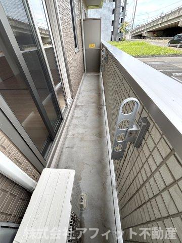 バルコニー　北向き