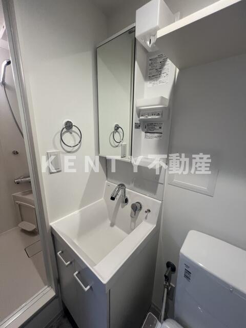 洗面設備　使いやすい洗面所です