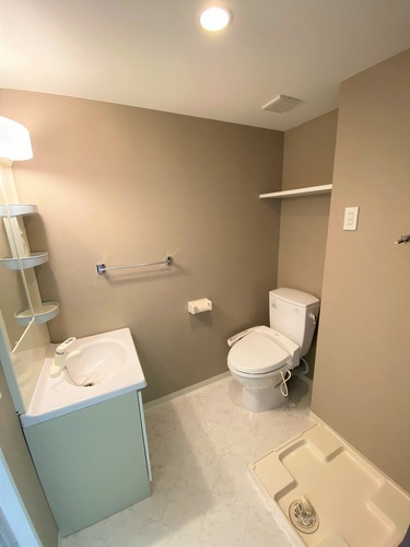 洗面設備　同タイプ506号室の参考写真