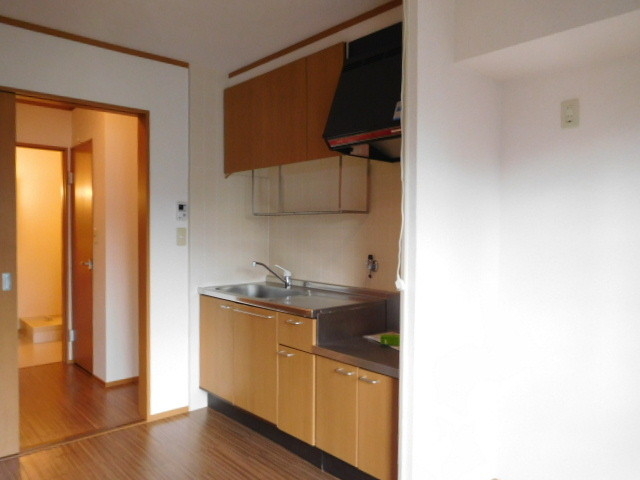 キッチン　ガスコンロ設置可能キッチンです