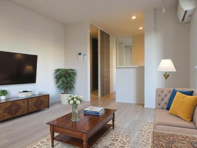 居室・リビング　CG家具のため実際は家具が付きません