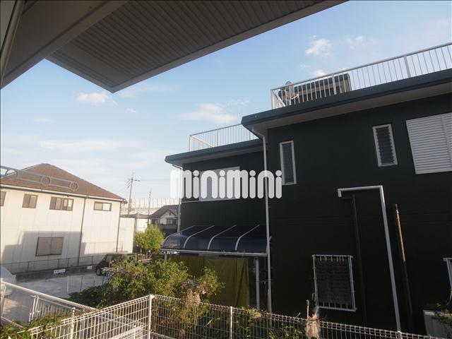 眺望　１階眺望、目の前が道路ではないので洗濯物が干しやすいです。