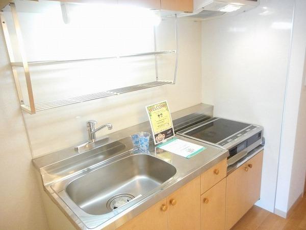 キッチン　２口ＩＨコンロ付き！