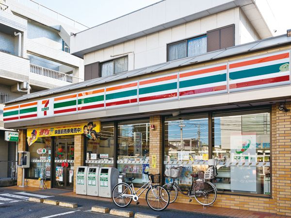 コンビニ　セブンイレブン川口末広店（コンビニ）まで664m
