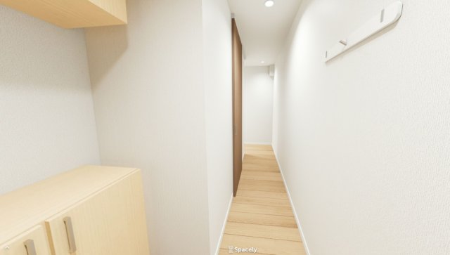 玄関　イメージパースなので実際とは異なります