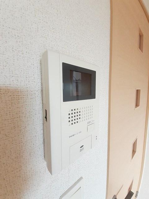セキュリティ　モニター付きインターホン