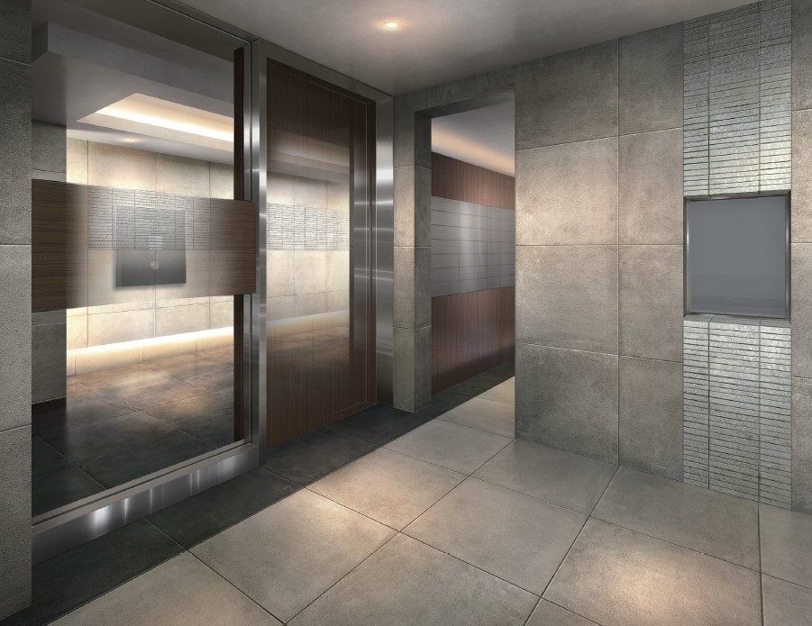 エントランス　落ち着いたエントランスです