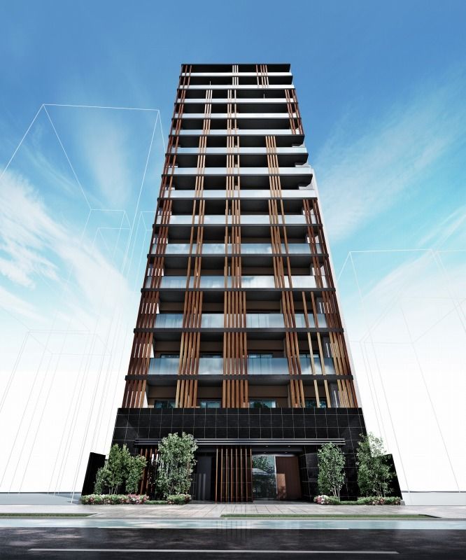 建物外観　落ち着いた雰囲気の外観です