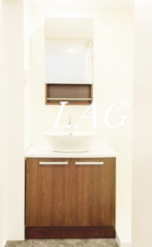 洗面設備　洗面台です。