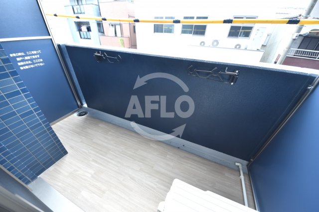 バルコニー　プレサンスOSAKA DOMECITYスクエア　バルコニー