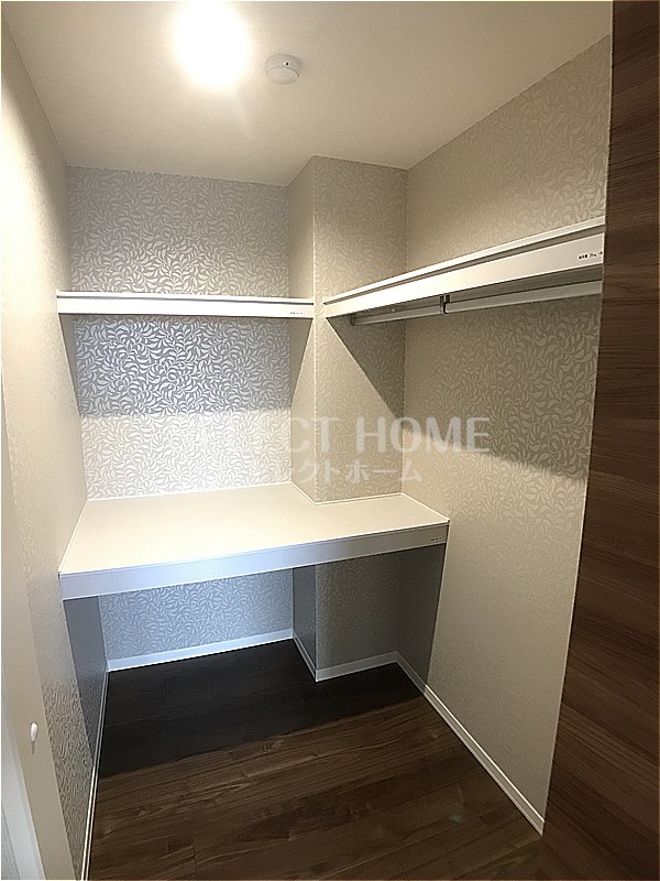 収納　たっぷりとした収納スペースです