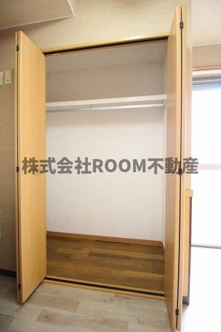 収納　たっぷりとした収納スペースです