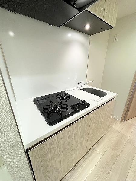 キッチン　2口ガスコンロ付き