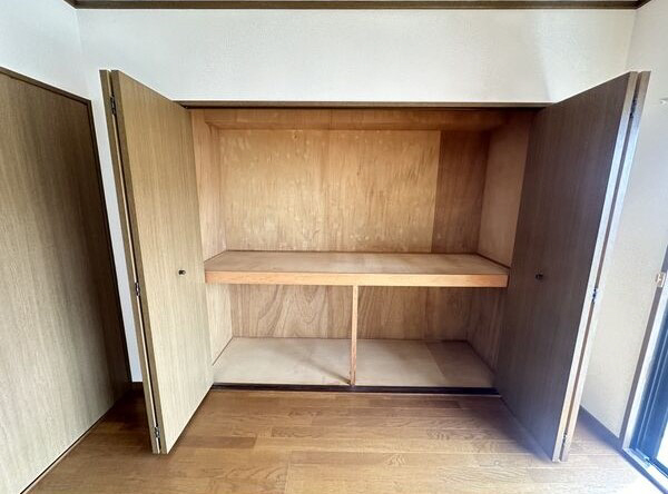 収納　十分な収納スペースがあります