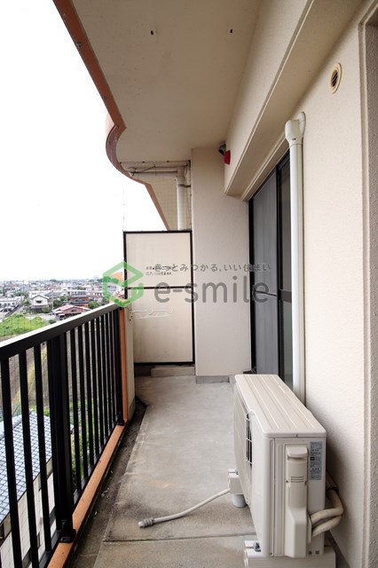 バルコニー　広々としたバルコニーです