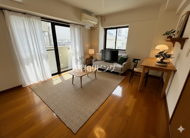 居室・リビング　家具・インテリアはCGです