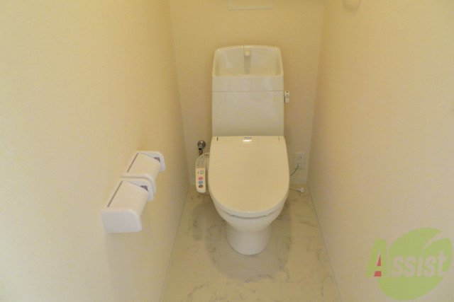 トイレ　トイレはシンプルかつオーソドックスで使いやすそうです。