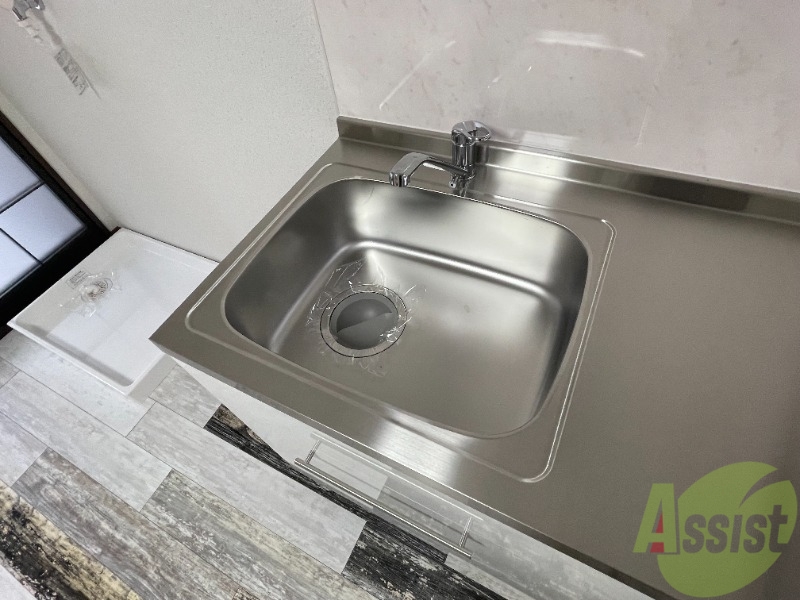 洗面設備　歯磨きもしっかり出来ますね、嬉しいです。