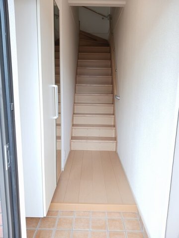 玄関　明るい玄関です