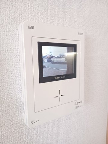セキュリティ　モニター付きインターホンです