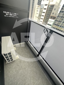 バルコニー　レジュールアッシュ谷町四丁目グランクラス　バルコニー