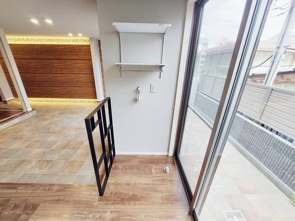 洗面設備　洗濯機置場