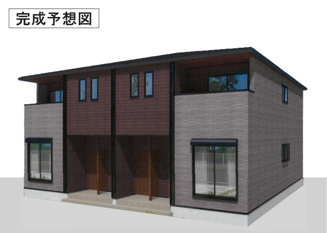 建物外観　建築中