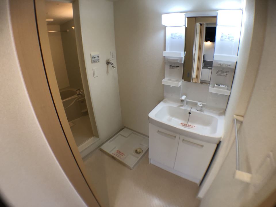洗面設備　洗面脱衣所です