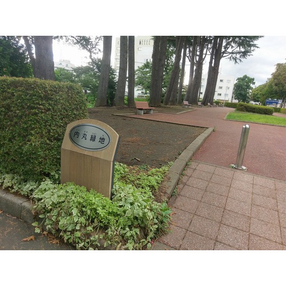 公園　内丸緑地（公園）まで650m