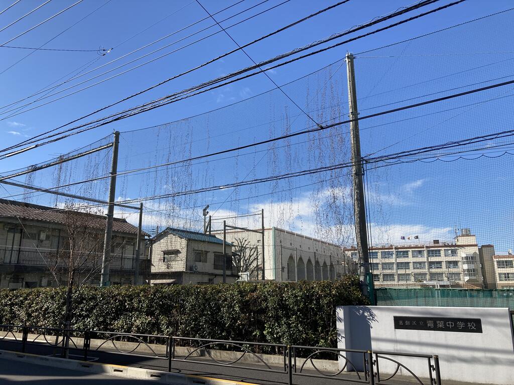 中学校　葛飾区立青葉中学校（中学校）まで331m