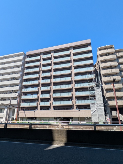 建物外観　建築中