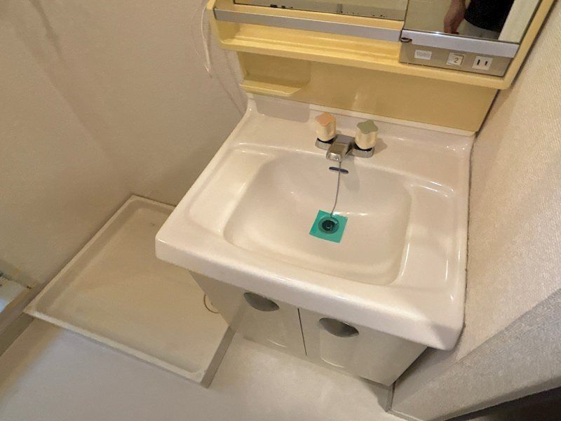 洗面設備　洗面台です。