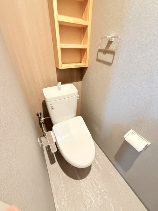 トイレ　ゆったりとした空間のトイレです